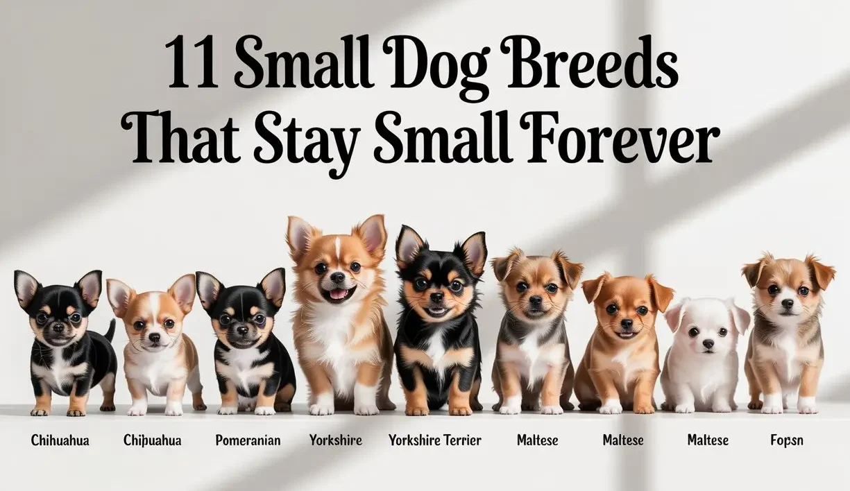 Small dog breeds that stay small forever, perfect for apartments