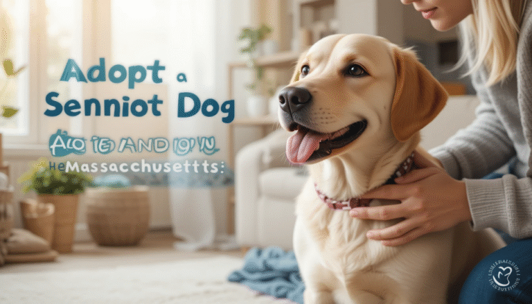 Senior dog adoption in Massachusetts – loving home for older pets